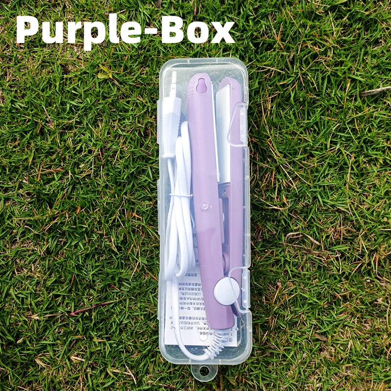 3-in-1 Hair Iron | High-Quality Flat Iron & Hot Comb | Mini Straightener & Curler