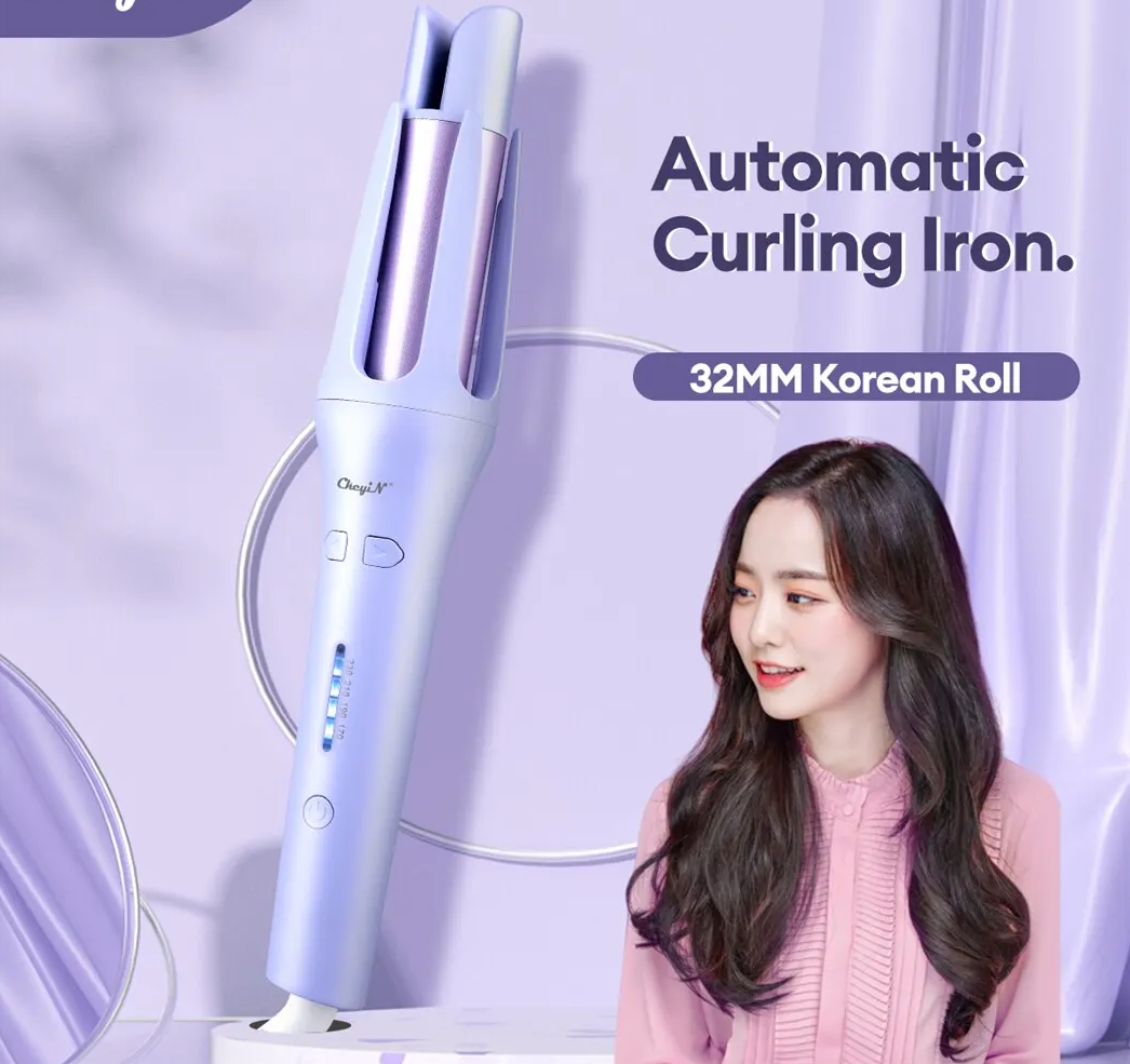 Automatic Hair Curler | 32MM Rotating Ceramic Curling Iron | Professional Wand