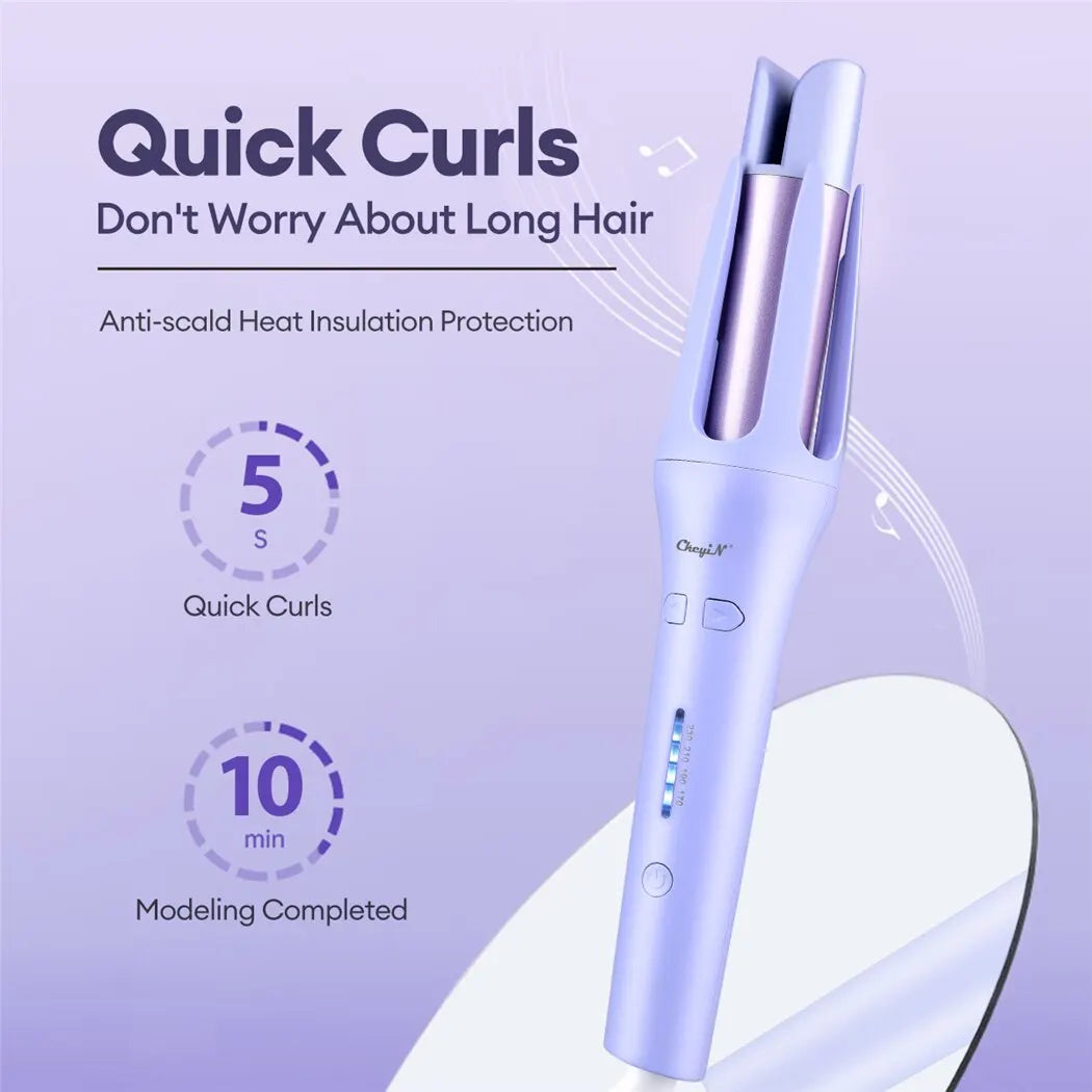 Automatic Hair Curler | 32MM Rotating Ceramic Curling Iron | Professional Wand