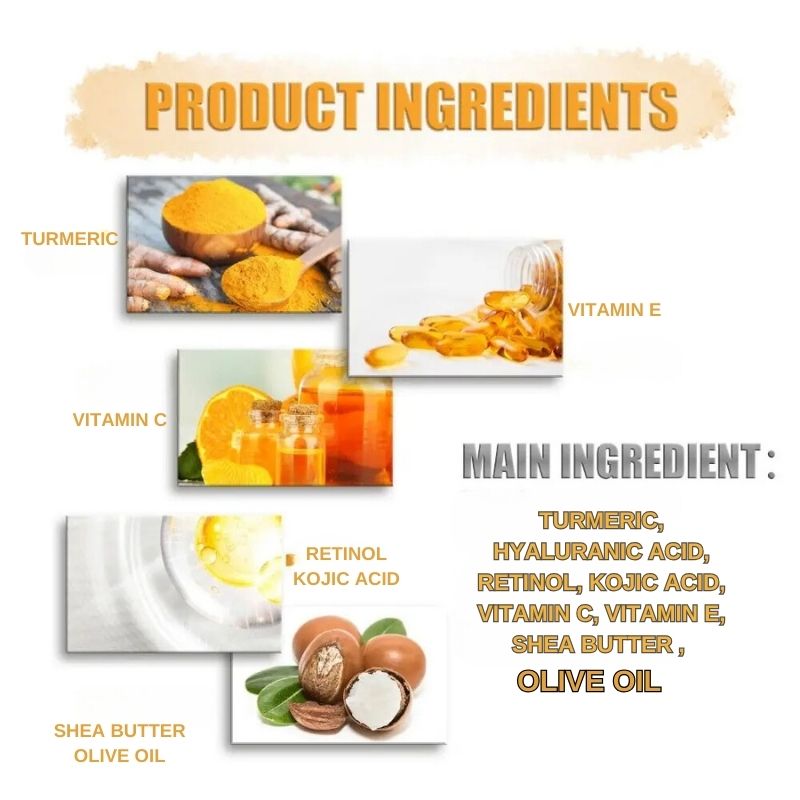 Natural Brightening Soap | Lemon Turmeric & Kojic Acid Soap