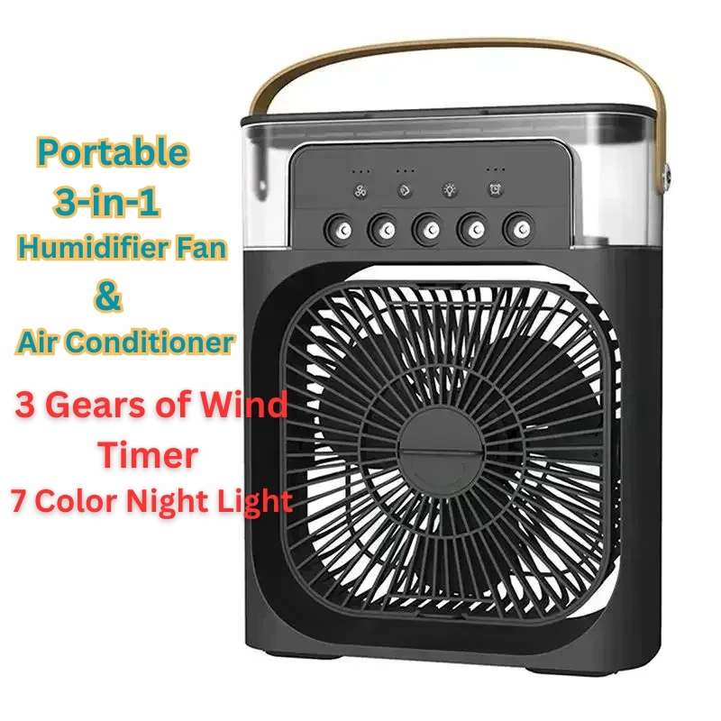3-in-1 Portable Air Cooler | Fan & Humidifier Combo