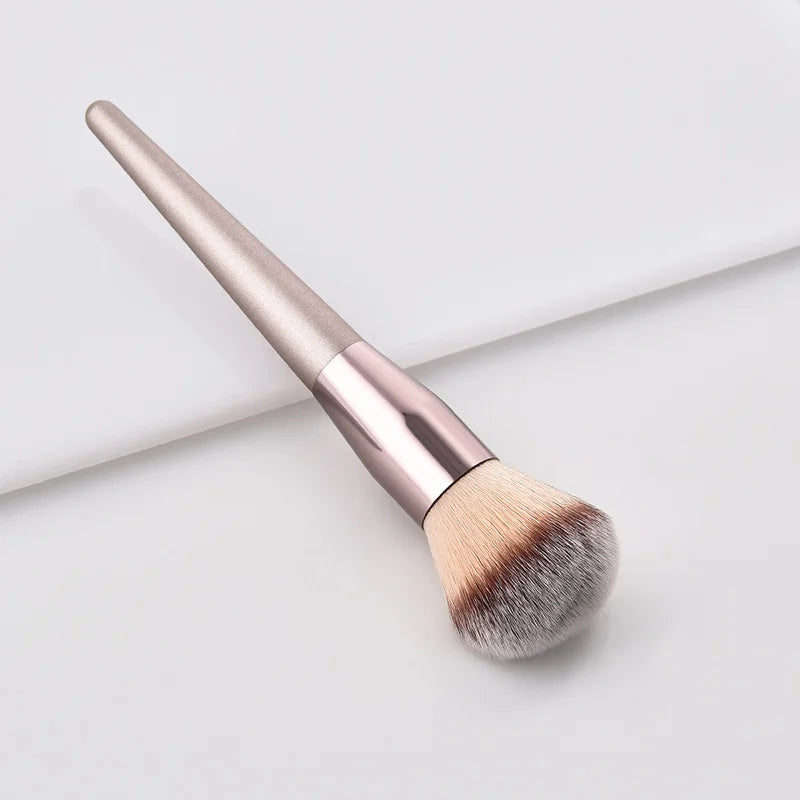 Hot Champagne Makeup Brushes Set for Women| Cosmetic Foundation Powder Blush | Eyeshadow Kabuki Blending Make Up Brush | Beauty Tools - Glamour Touch