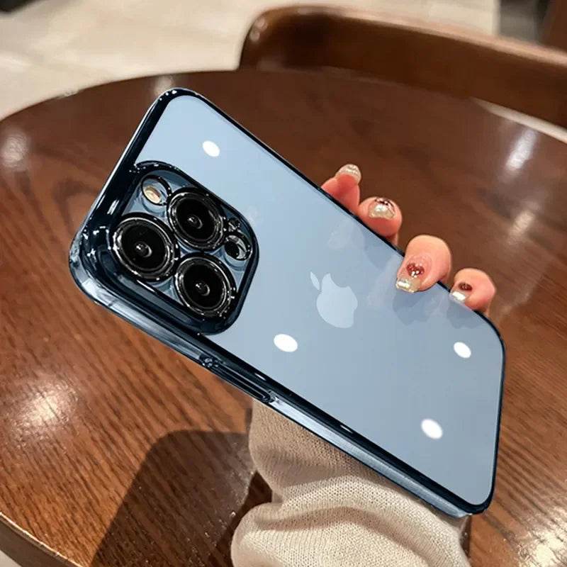 Luxury New High Quality Plating Clear Not Yellowing Case For iPhone 11 Pro Max Mini XS X Plus |Shockproof Cover - Glamour Touch