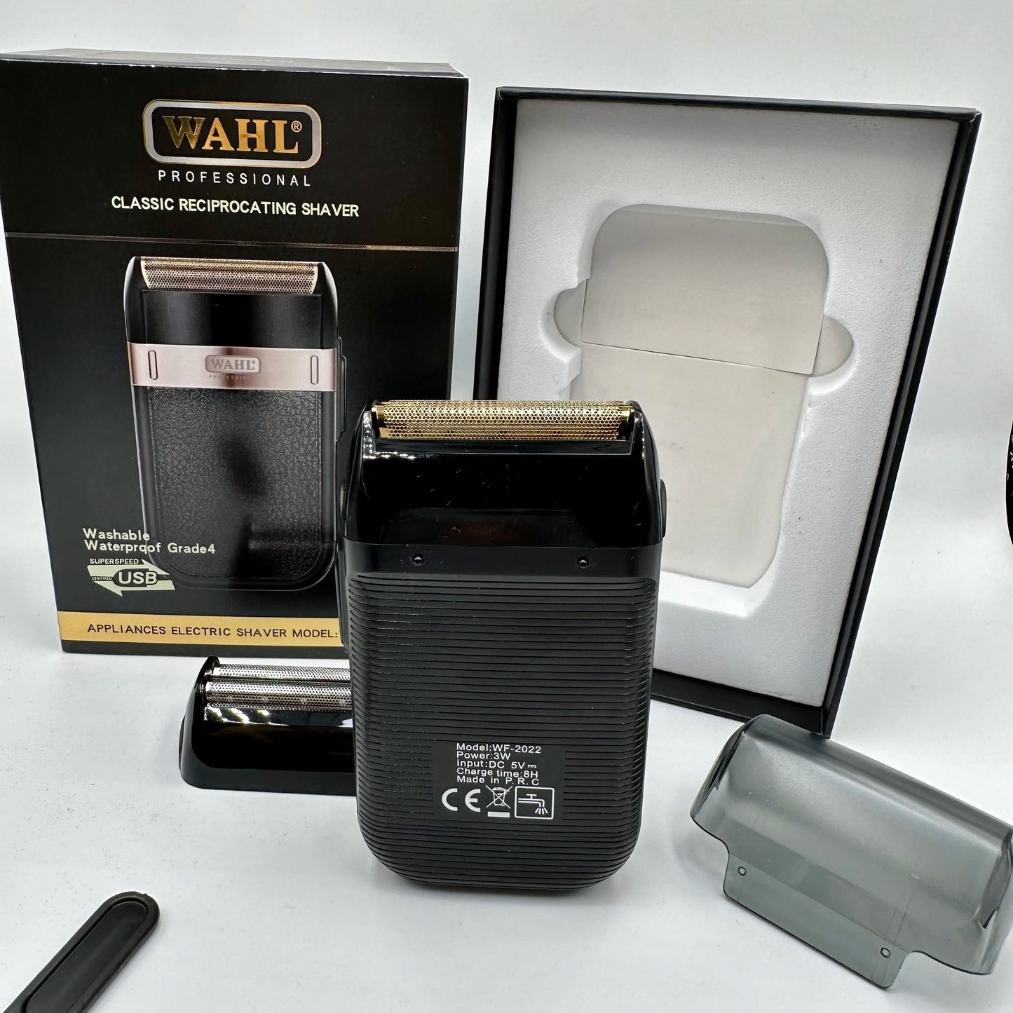 WAHL 8148 Electric Shaver Set For Men Beard | Trimmer Shaver Portable | Bald Hair Clipper |C Type Rechargeable Shaving Beard Machine - Glamour Touch