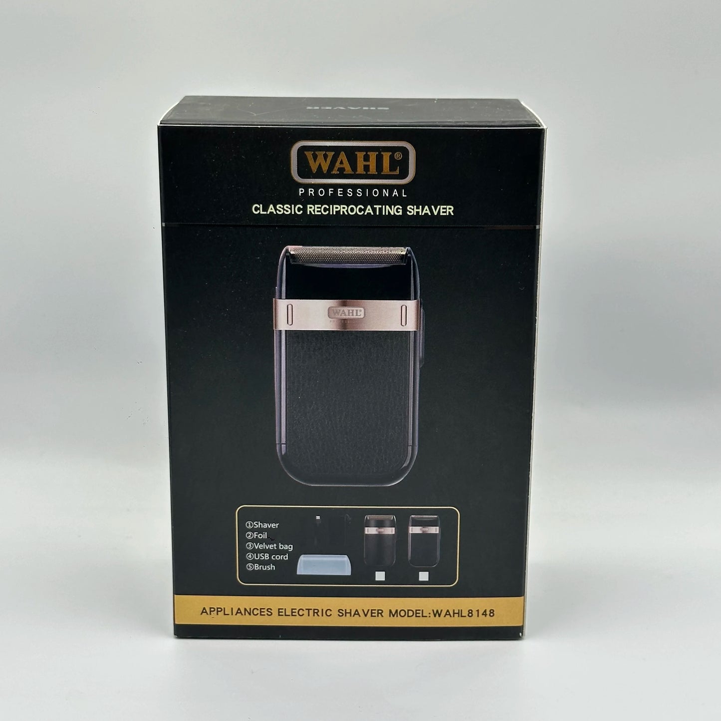 WAHL 8148 Electric Shaver Set For Men Beard | Trimmer Shaver Portable | Bald Hair Clipper |C Type Rechargeable Shaving Beard Machine - Glamour Touch