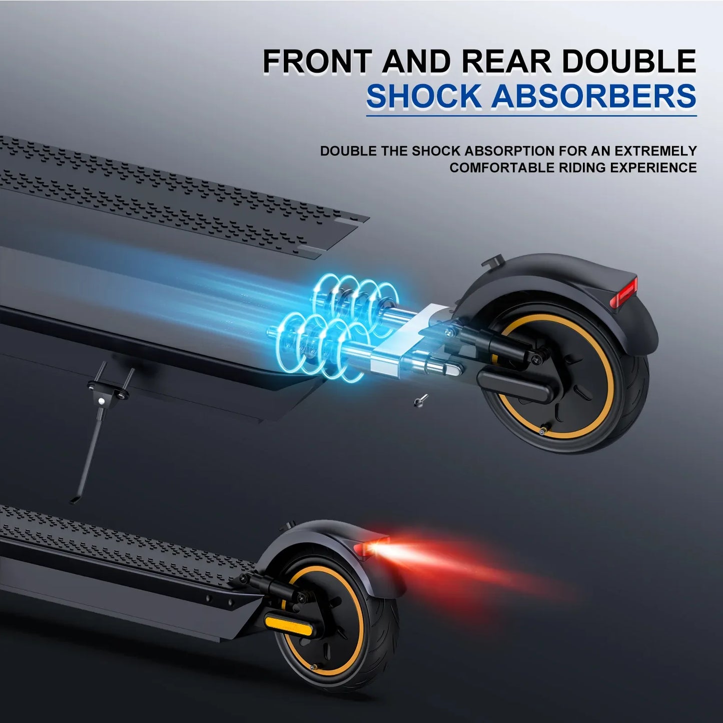 AOVOPRO 350/1000W Motor Electric Scooter | 35KM/H Max Speed E-scooter| 8.5/10 inch Tires Electric Kick Scooter | 45KM Adult Scooter - Glamour Touch