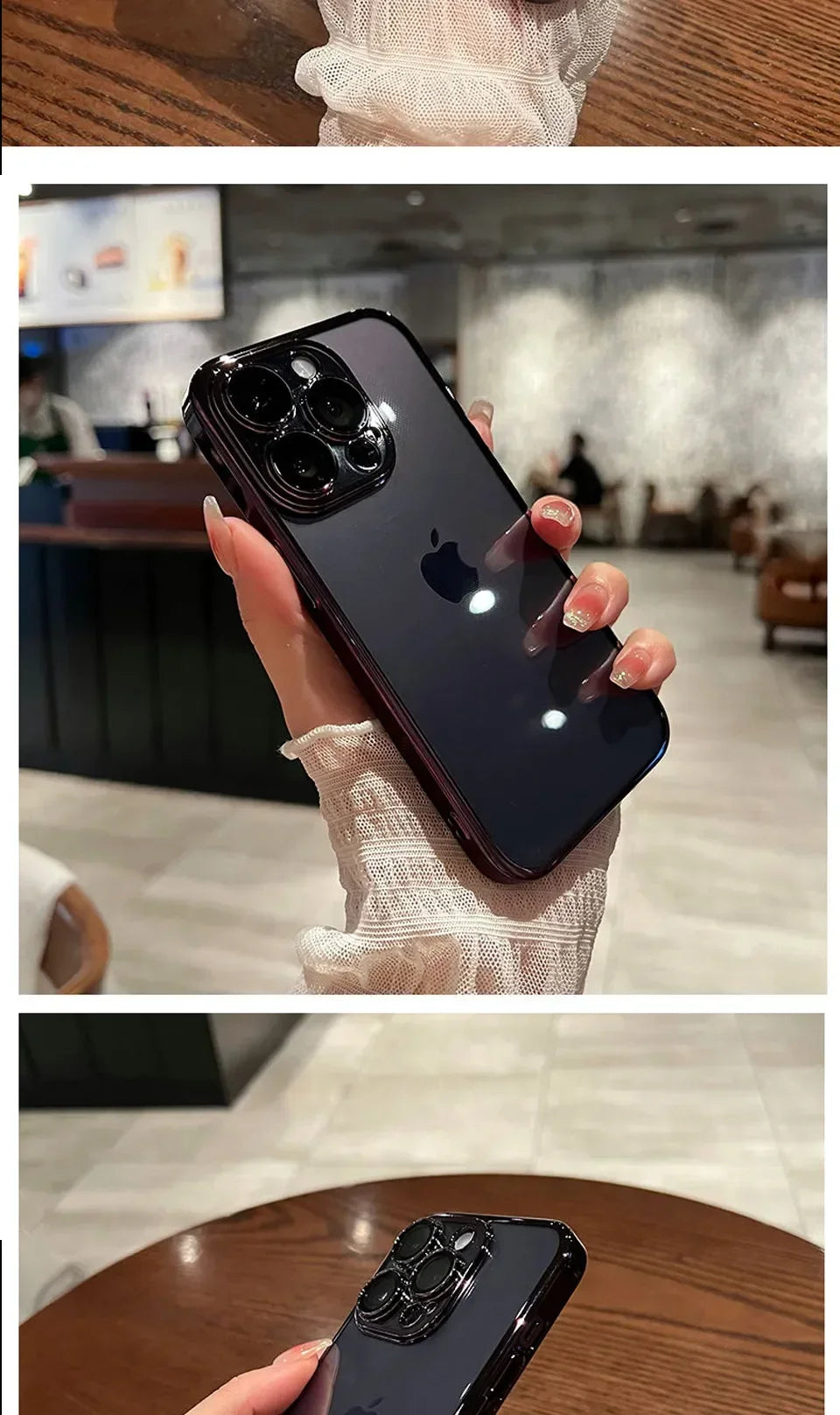 Luxury New High Quality Plating Clear Not Yellowing Case For iPhone 11 Pro Max Mini XS X Plus |Shockproof Cover - Glamour Touch