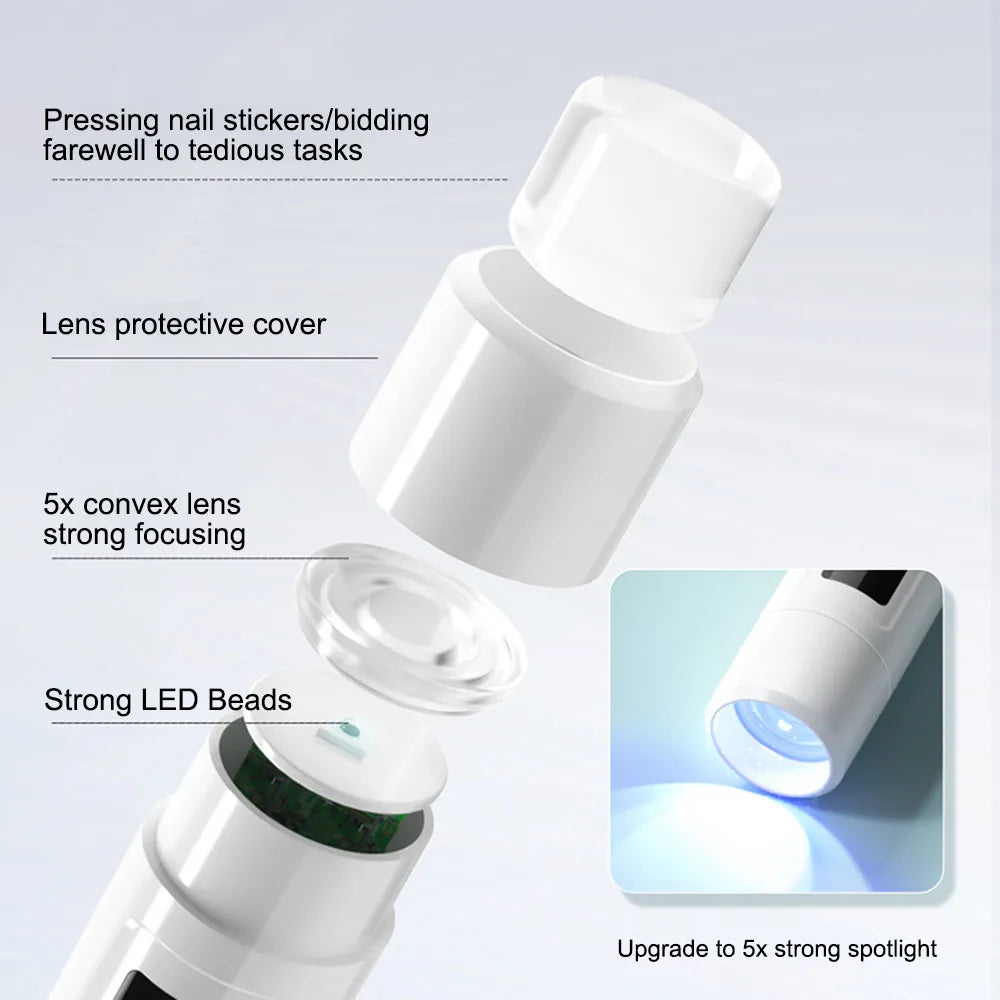 Mini UV Nail Lamp | Portable USB Rechargeable | Glamour Touch UK