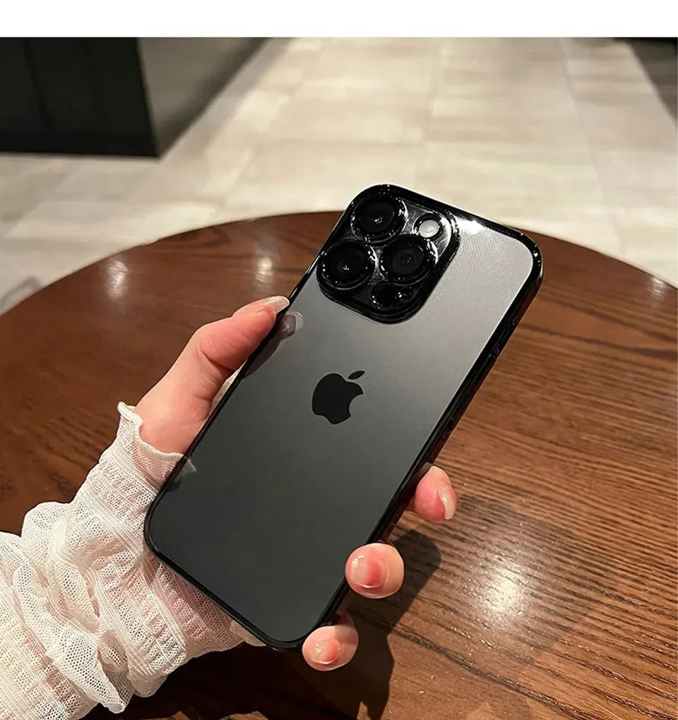 Luxury New High Quality Plating Clear Not Yellowing Case For iPhone 11 Pro Max Mini XS X Plus |Shockproof Cover - Glamour Touch