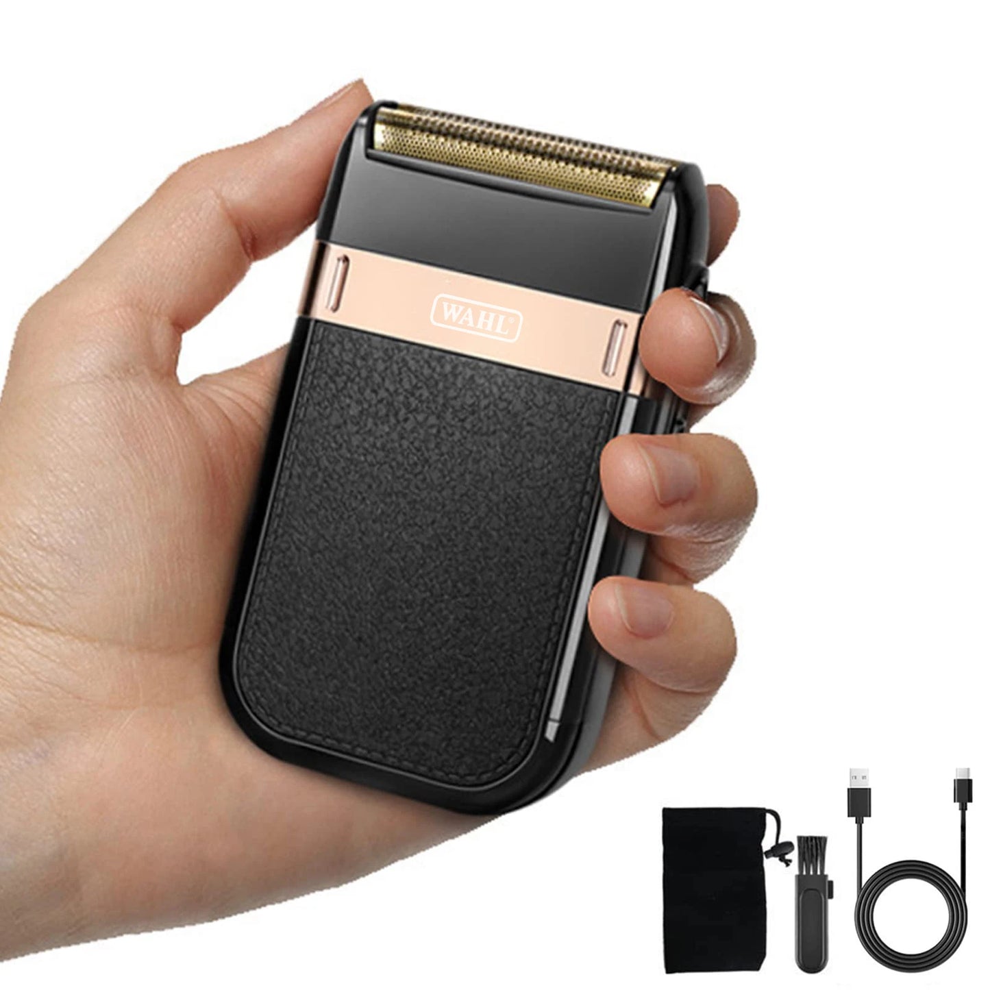 WAHL 8148 Electric Shaver Set For Men Beard | Trimmer Shaver Portable | Bald Hair Clipper |C Type Rechargeable Shaving Beard Machine - Glamour Touch
