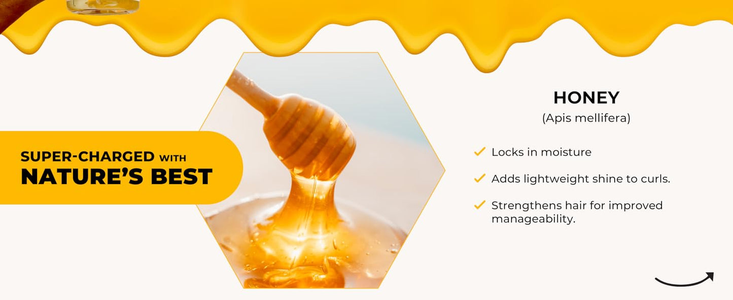The Doux Sweetest Thing Honey Moisture Mask, Curly Hair Mask, With Natural Honey, Suitable For All Curl Types