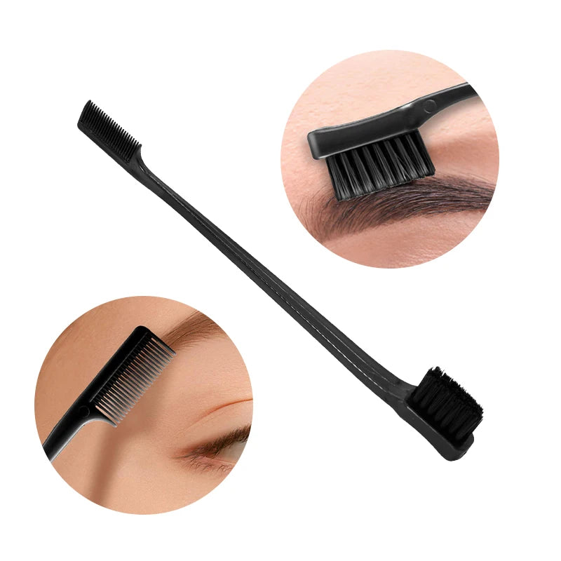 Double Side Edge Hair Comb | Control Hair Styling Brush | Salon Professional Accessories 2 in 1 - Glamour Touch