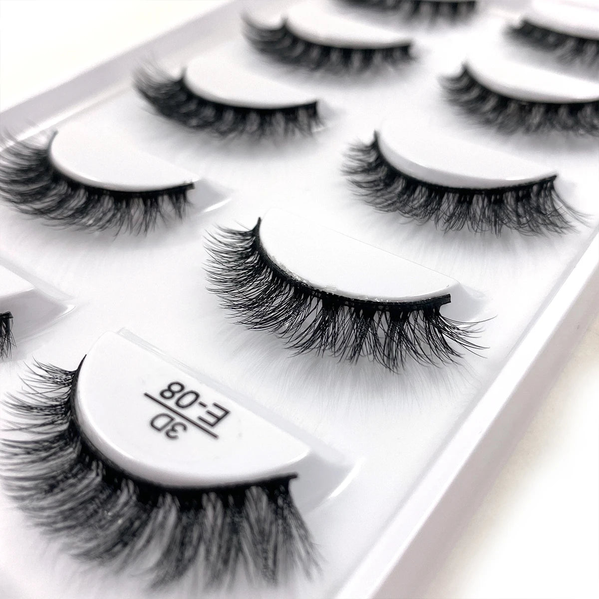 Multipack Faux 3D Mink Eyelashes | Handmade Fluffy Long Lashes 