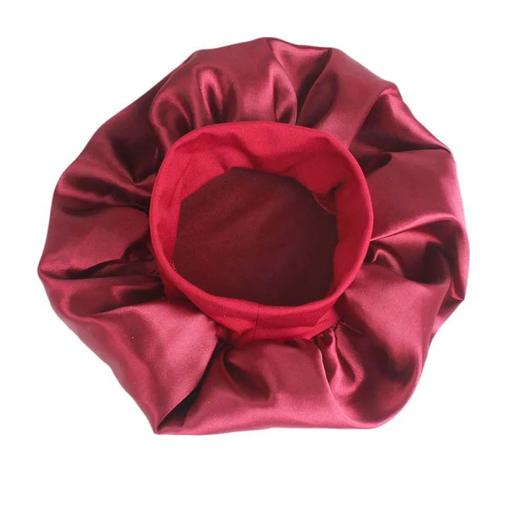 Women Bonnet | Satin Sleeping Hat Hair | Night Sleep Cap | Head Cover Bonnets |Shower Caps For Bath  And Sauna |Bathing Bonnet - Glamour Touch