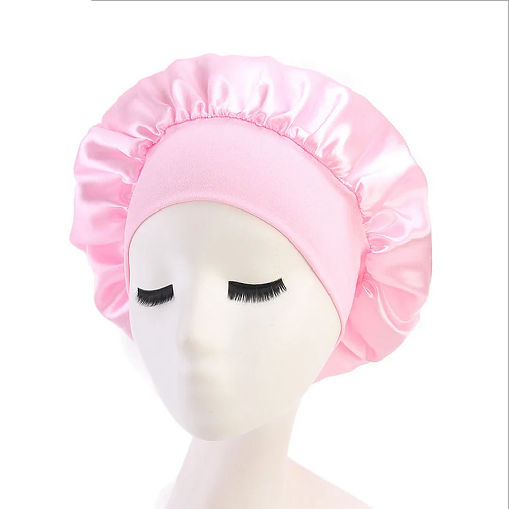 Women Bonnet | Satin Sleeping Hat Hair | Night Sleep Cap | Head Cover Bonnets |Shower Caps For Bath  And Sauna |Bathing Bonnet - Glamour Touch