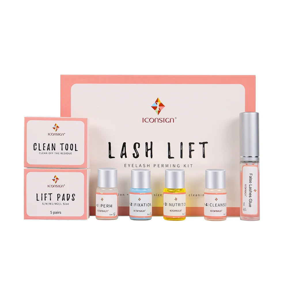 ICONSIGN Lash Lift Kit | Lifting Eyelash | Eyelash Enhancer | Eyelash Lifting Kit| Lash Perm Eye Makeup - Glamour Touch