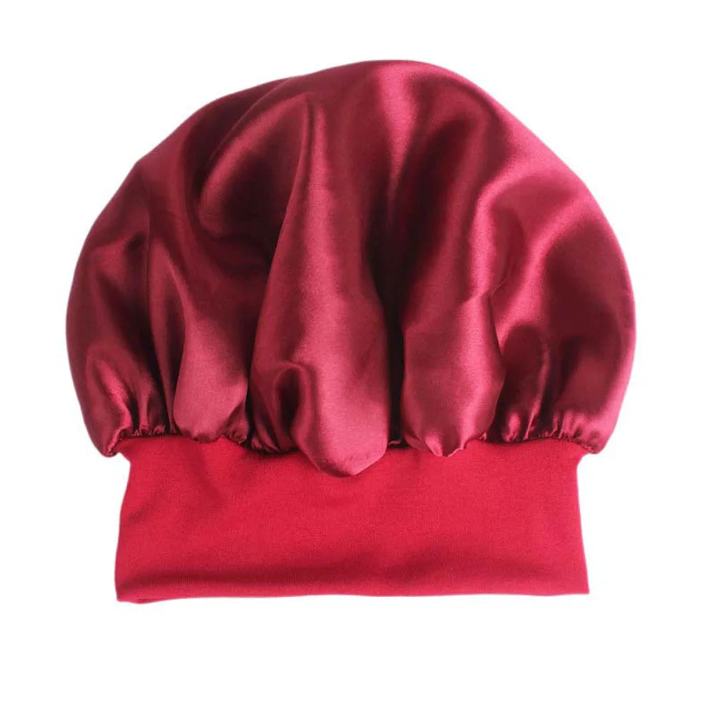 Women Bonnet | Satin Sleeping Hat Hair | Night Sleep Cap | Head Cover Bonnets |Shower Caps For Bath  And Sauna |Bathing Bonnet - Glamour Touch