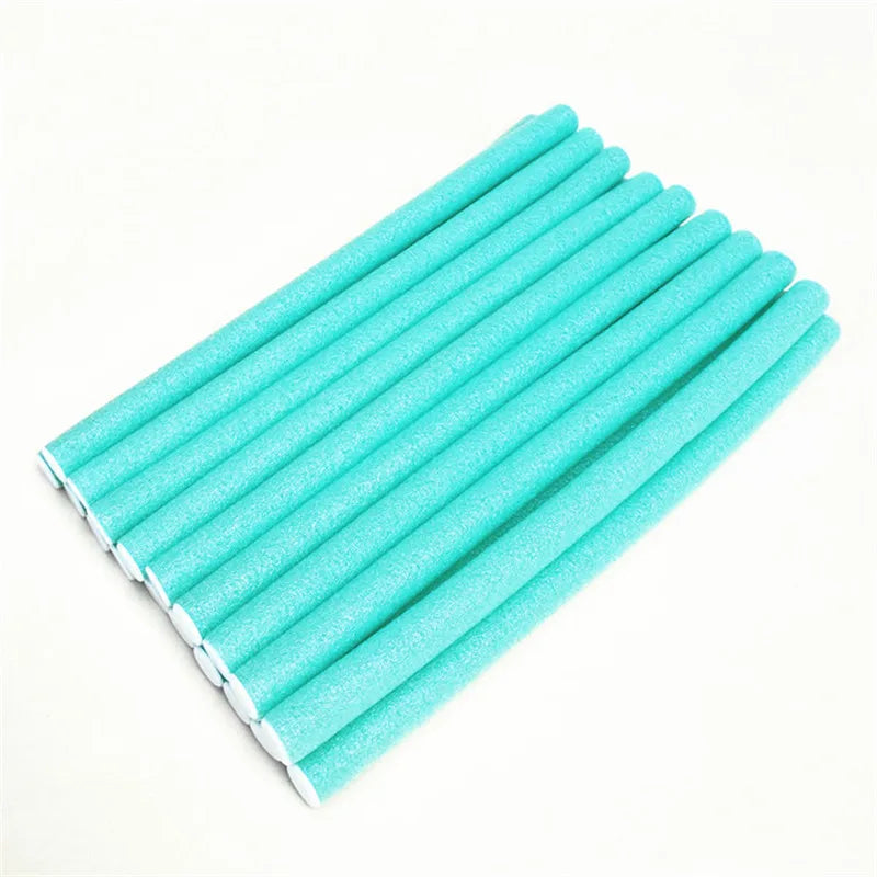 10 pcs/set Multifunction Twist Sponge Hair Curler | No Heat Hair Roller | Wave Formers | Hair Styling Tool - Glamour Touch