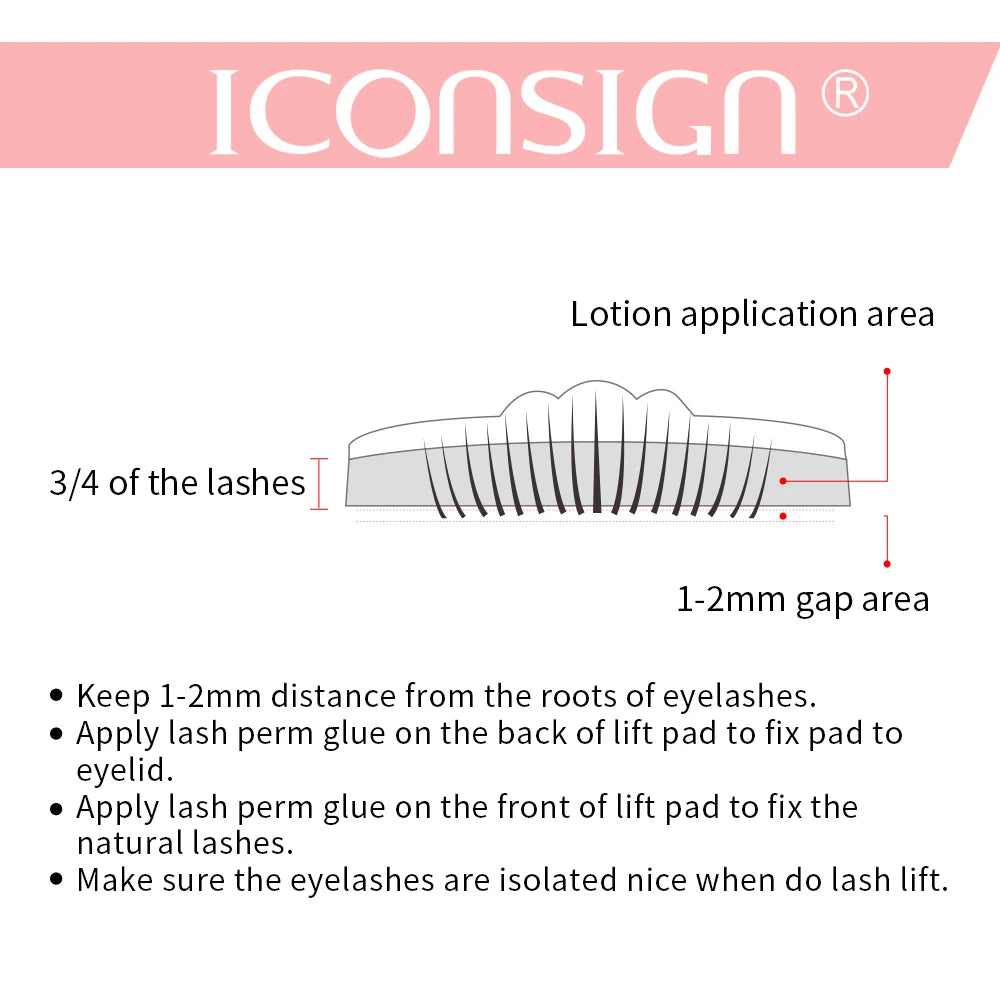 ICONSIGN Lash Lift Kit | Lifting Eyelash | Eyelash Enhancer | Eyelash Lifting Kit| Lash Perm Eye Makeup - Glamour Touch