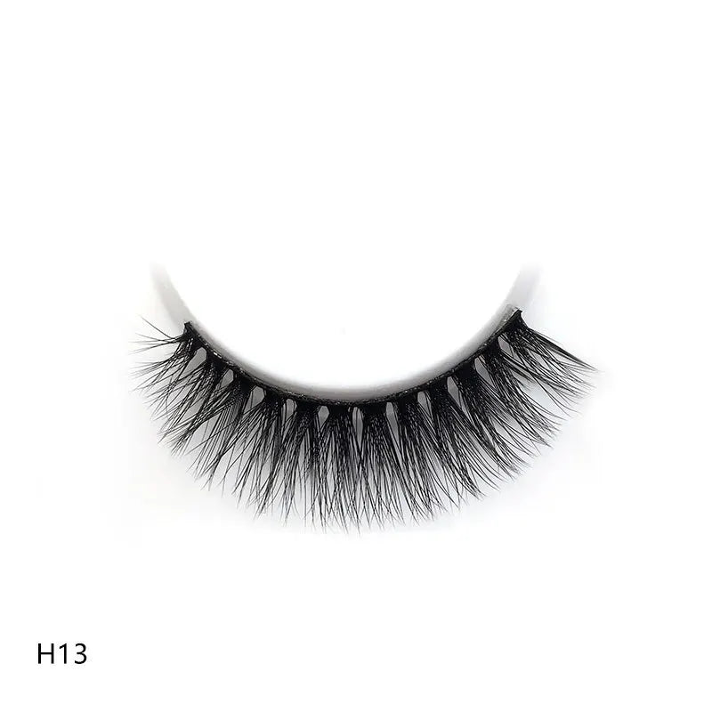 5 Pairs Multipack Faux 3D Mink  Hair False Eyelashes | Handmade Fluffy Long Lashes Long Eye |Makeup Tools  | Eye Lashes - Glamour Touch