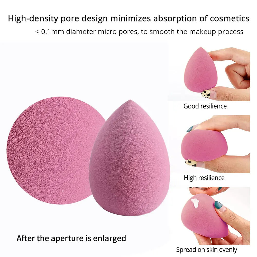 Makeup Sponge Blenders | Soft Cosmetic Puffs for Foundation & Powder | Beauty Tools