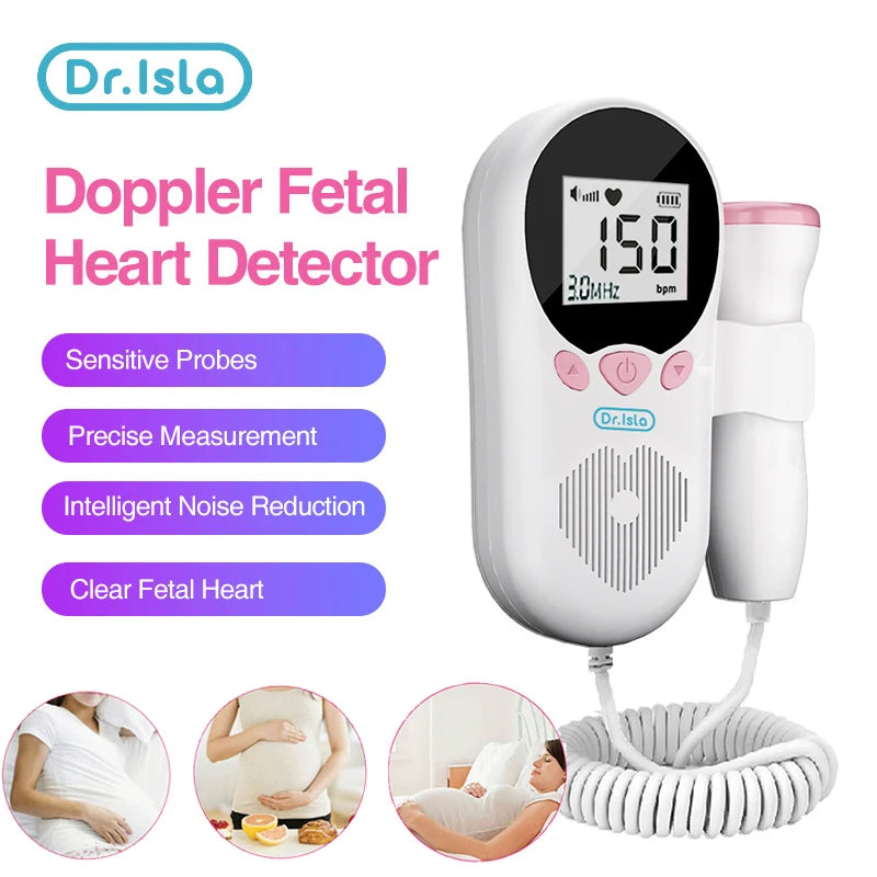 Doppler Fetal Heart Rate Monitoring Home |Pregnant Women| Listen To Baby Fetal Movement Ultrasound - Glamour Touch