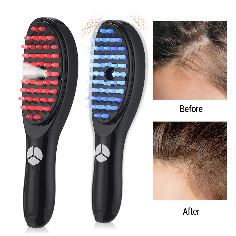 Portable Infrared Therapy Comb for All Hair Types - Glamour Touch