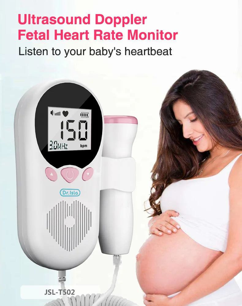 Doppler Fetal Heart Rate Monitoring Home |Pregnant Women| Listen To Baby Fetal Movement Ultrasound - Glamour Touch