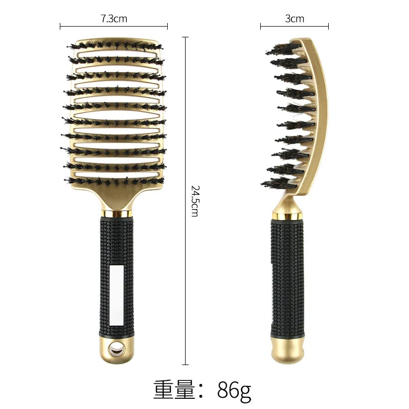 1 pc Magic Hair Comb | Detangling Hair Brush | Detangle Lice Massage Comb | Classic Hair Brush Women | Tangle Hairdressing | Salon - Glamour Touch