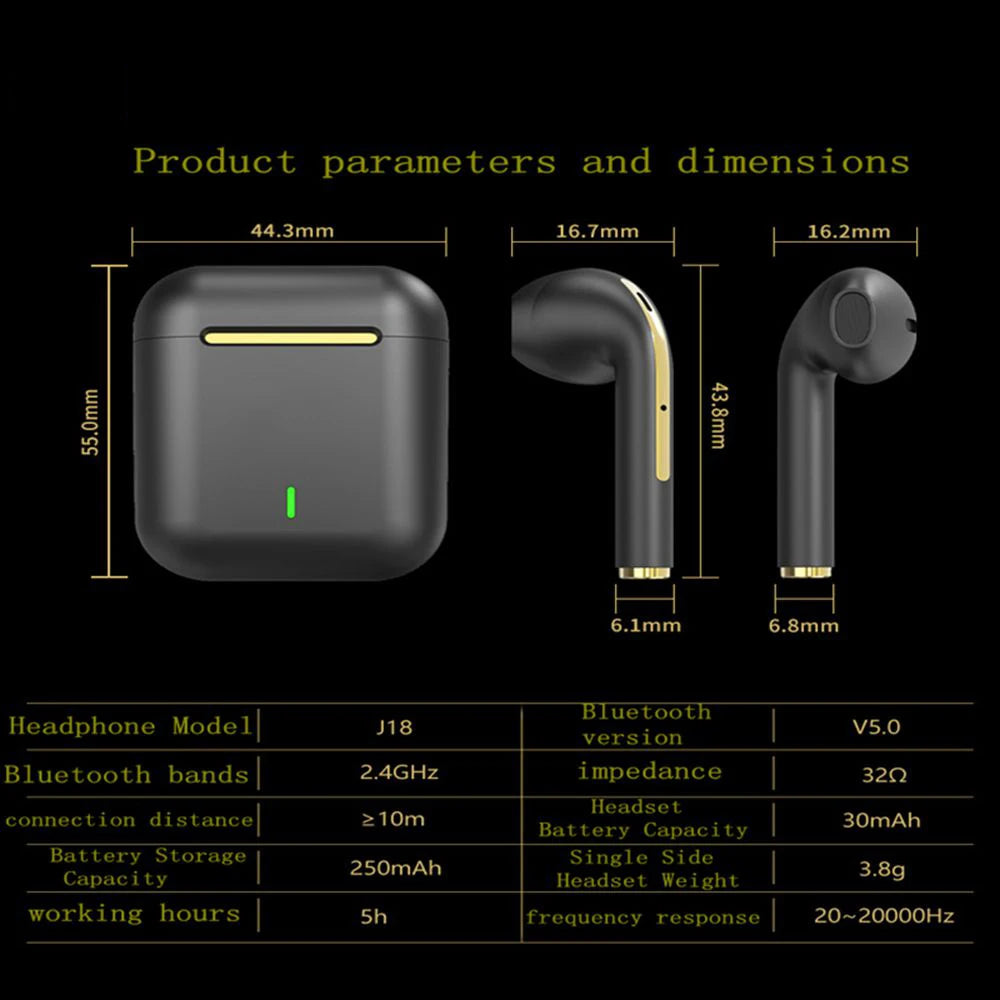 MIJIA Xiaomi Wireless Headset Upgraded Bluetooth 5.3 Headset HD Music Headphones In-Ear Hands-Free With Microphone