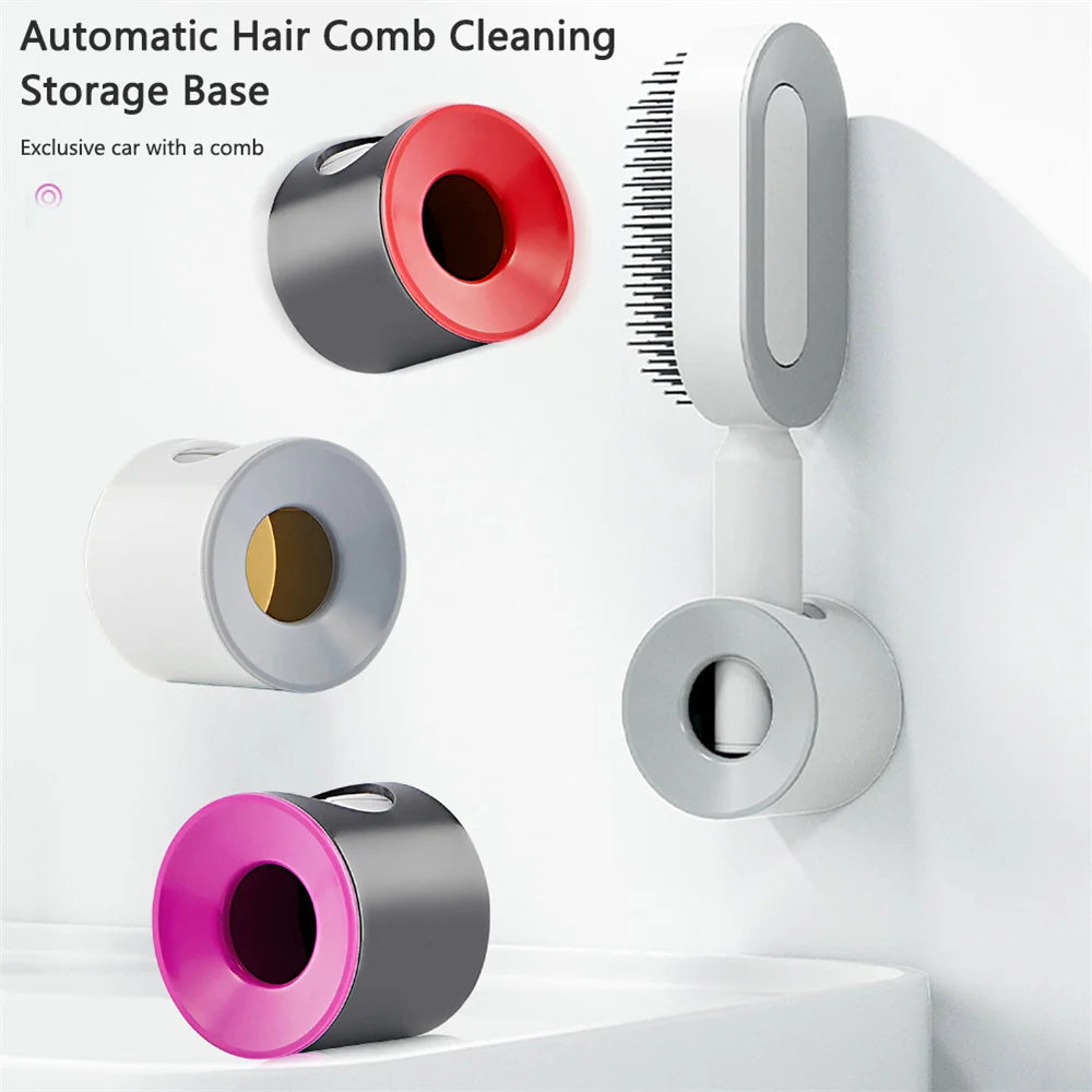 One-Key Self Cleaning Hair Comb | Massage Comb Hair Brush Air Cushion | Professional Detangling Scalp Air Bag Combs For Hair