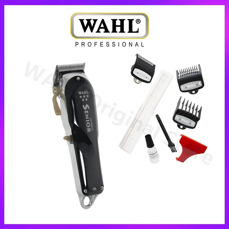 Original Wahl 8504 Cordless Professional Hair Clipper For Men | Electric Hair Trimmer For Men | Barber Hair Cutting Machine - Glamour Touch