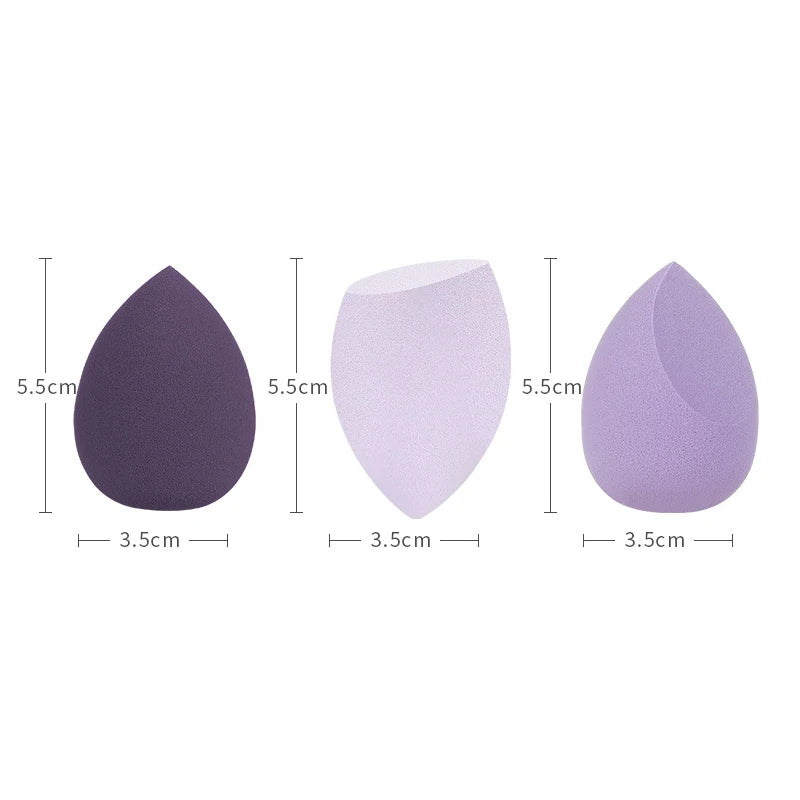 1/4/8 pcs makeup sponge | blender beauty egg blow cosmetic |soft foundation sponges | powder blow | female make up accessories - Glamour Touch