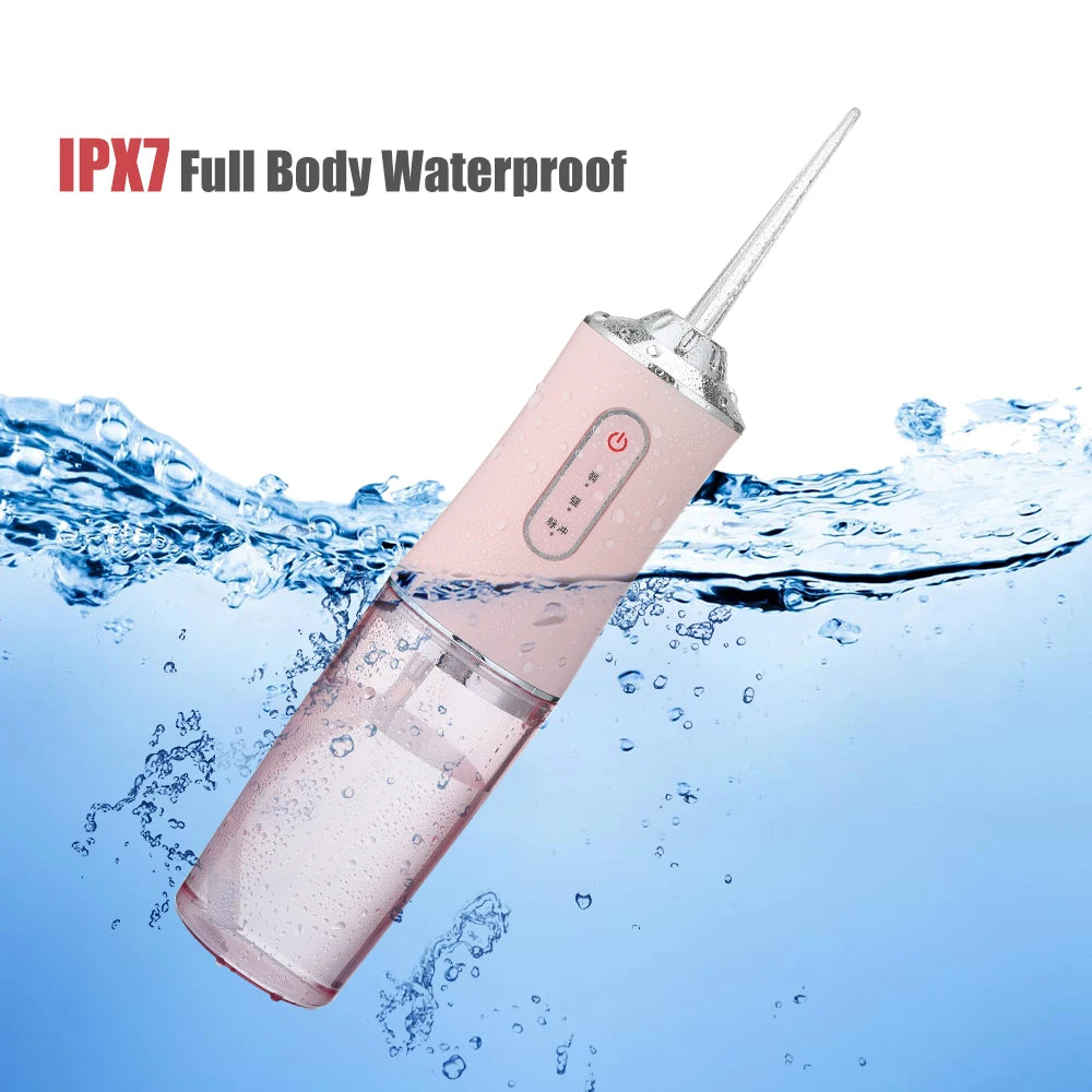 Portable Dental Water Flosser | USB Rechargeable Oral Irrigator