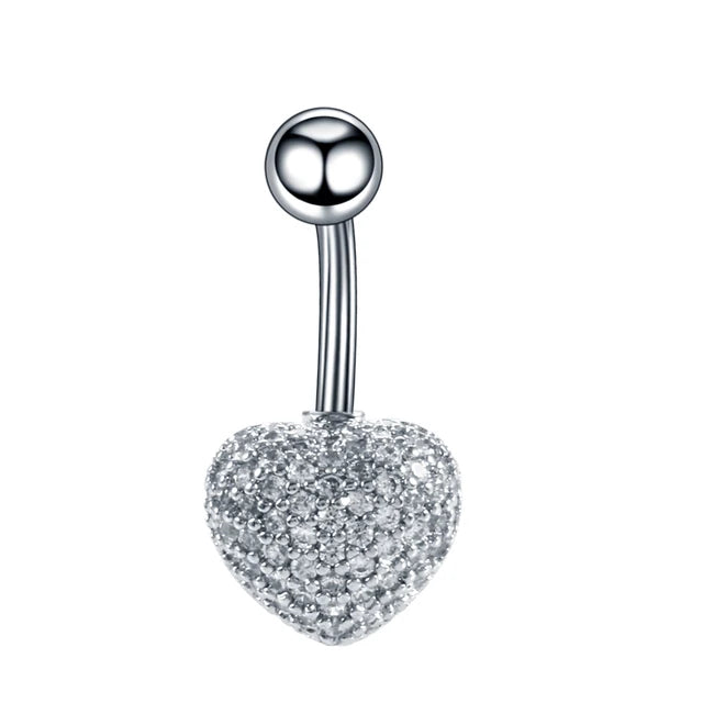 Surgical Steel Belly Button Ring | Navel Nombril Piercing | Belly Ring | Sexy Women Belly Piercing |Body Jewellery Ombligo 14G - Glamour Touch