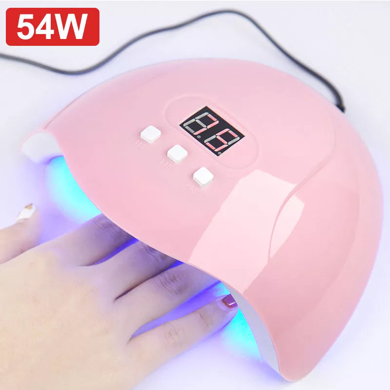 Nail Dryer Machine | Portable USB Cable Home Use Nail Lamp For Drying Curing Nails | Varnish with 18pcs Beads UV LED Lamp