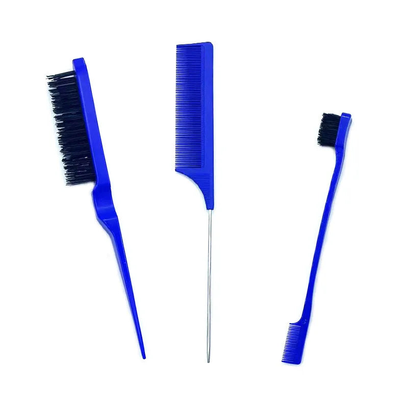 Double Sided Edge Control Hair Comb 3 pcs/lot Hair Styling | Hair Brush Accessories | New Brush Comb | Styling Partition Comb - Glamour Touch