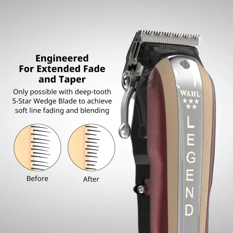 Wahl 8594 Professional 5 Star Cordless Magic Clip Hair Clipper | Hair Trimmer Golden Edition | Wahl 8594 100% Original - Glamour Touch