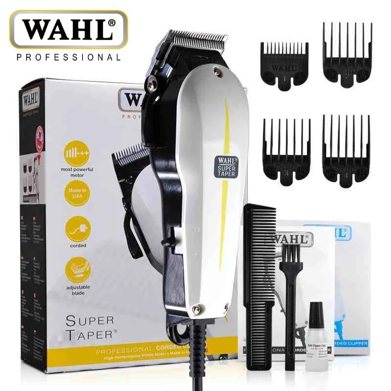 WAHL 8591 Clipper Original NEW WAHL Pro Lithium Series Cordless Super Taper Professional Hair Clipper Trimmer Shaver - Glamour Touch