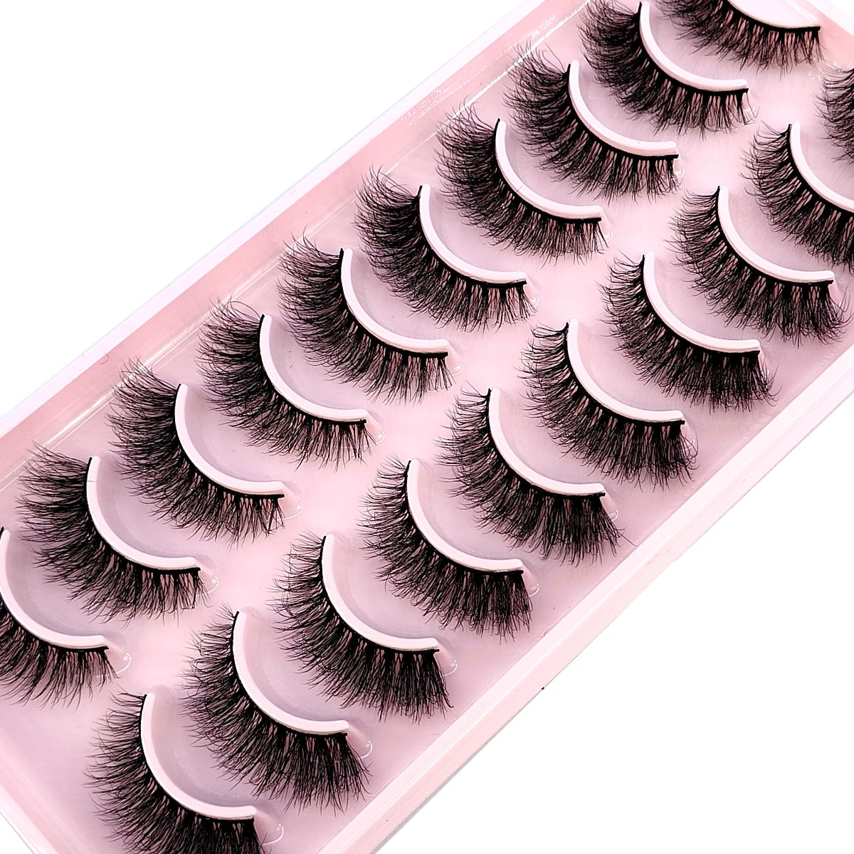 10 Pairs False Eyelashes | Fake Lashes | Long Makeup 3d Mink Lashes Extension | Eyelash Mink | Eyelashes for Beauty - Glamour Touch