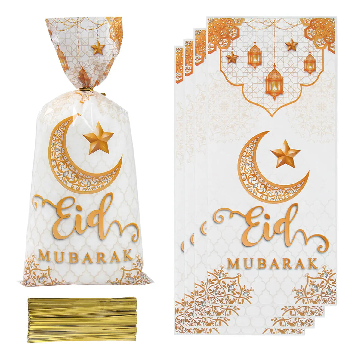 Ramadan Bags | Eid Mubarak Gift Bags | Ramadan Decoration 2024 |Cookie Candy Bag Ramadan Kareem| Islamic Muslim Party | Eid Al-Fitr Gift - Glamour Touch