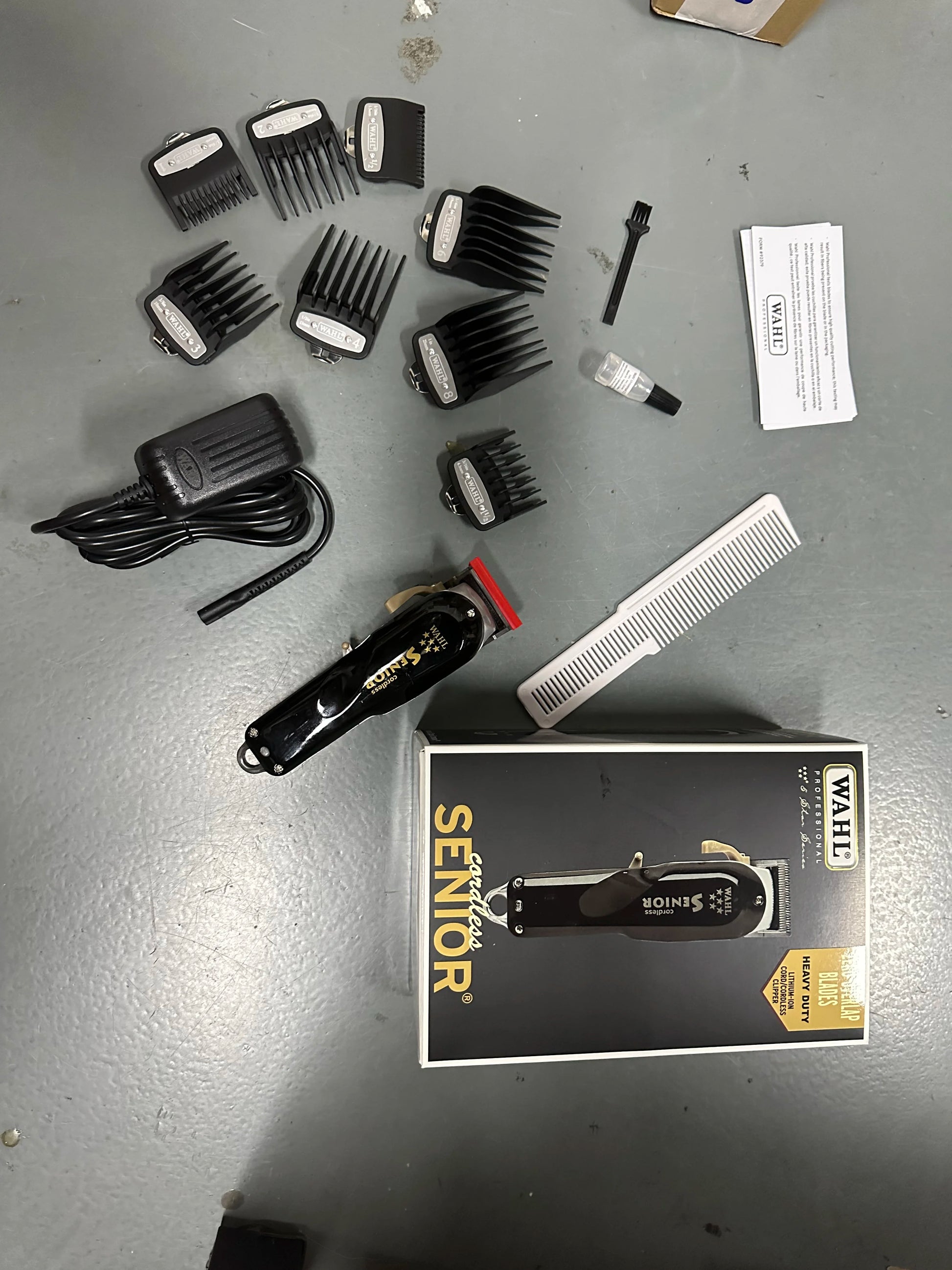 Original Wahl 8504 Cordless Professional Hair Clipper For Men | Electric Hair Trimmer For Men | Barber Hair Cutting Machine - Glamour Touch