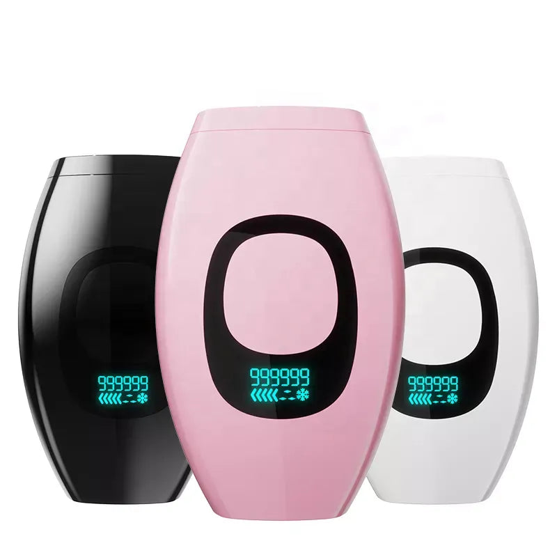 Painless Laser Hair Removal | Facial Professional Epilator Device LCD Display