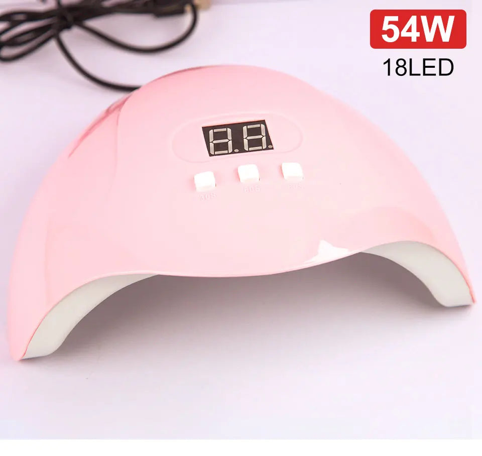 Nail Dryer Machine | Portable USB Cable Home Use Nail Lamp For Drying Curing Nails | Varnish with 18pcs Beads UV LED Lamp