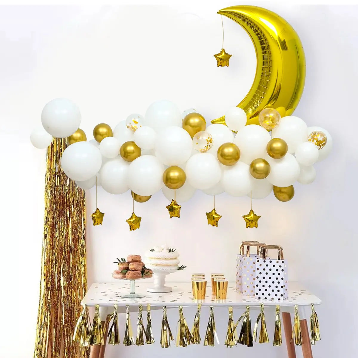 Eid Mubarak Balloon Background Decoration Balloons Festival Party Supplies 2024