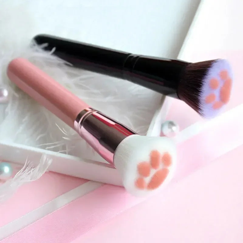 1pc Cute Cat Paw Makeup Brush | Soft Foundation  Brush | Concealer Powder Blusher Blend Brush | Cosmetic Beauty Makeup Tools - Glamour Touch