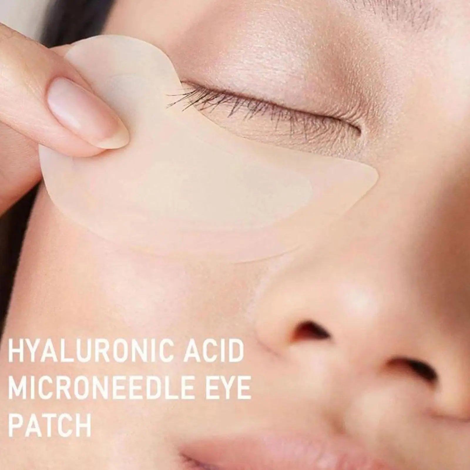 Hyaluronic Acids Microneedle Eye Patch Removal Hyaluronic Pads Skin Care Whitening Moisturizing Wrinkles Fine Lines Dark Circles - Glamour Touch