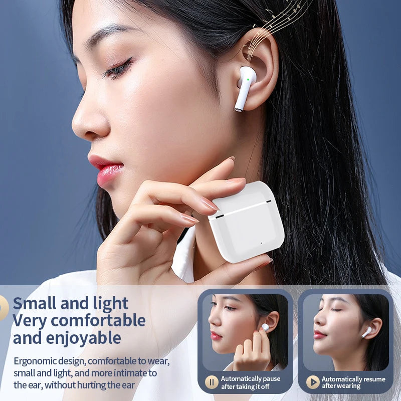 Airpods Style A+ Quality |Pro 4 TWS Wireless Headphones | Earphone Bluetooth-compatible 5.0 | Waterproof Headset with Mic for Xiaomi iPhone Air Pod 4 | Earbuds