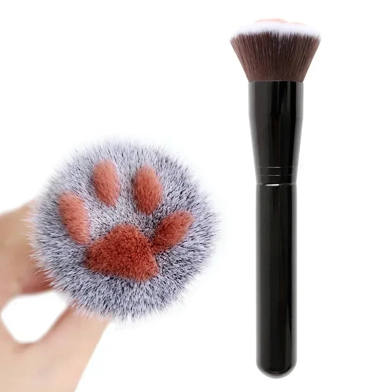 1pc Cute Cat Paw Makeup Brush | Soft Foundation  Brush | Concealer Powder Blusher Blend Brush | Cosmetic Beauty Makeup Tools - Glamour Touch