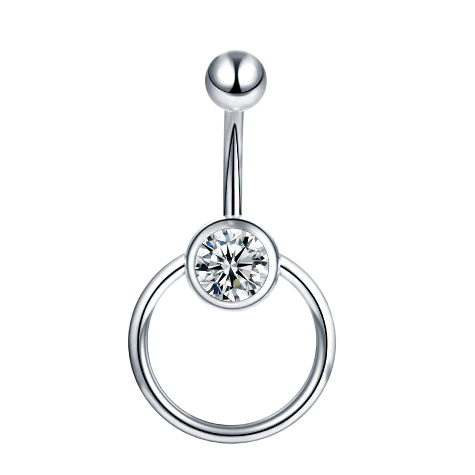 Surgical Steel Belly Button Ring | Navel Nombril Piercing | Belly Ring | Sexy Women Belly Piercing |Body Jewellery Ombligo 14G